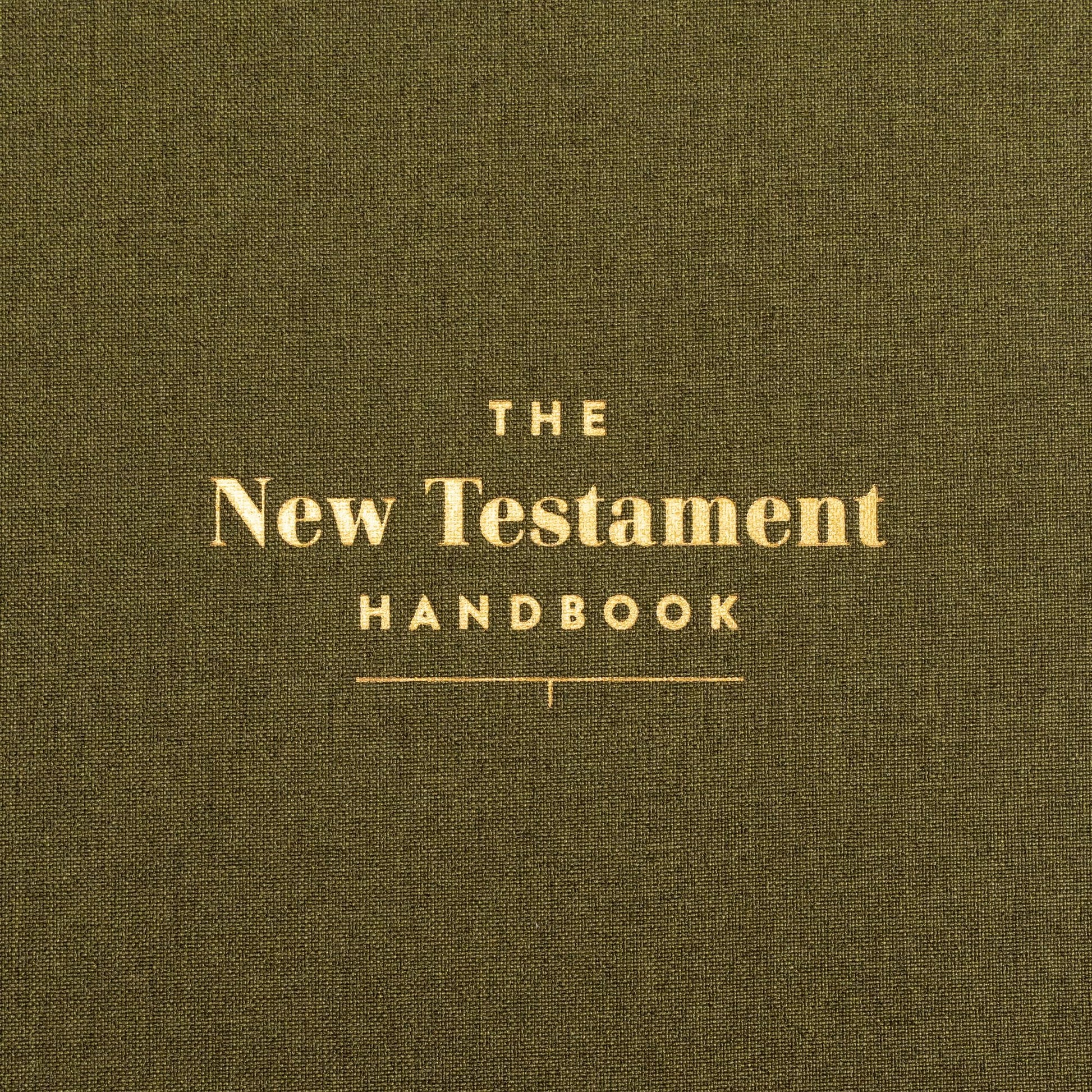 New Testament Handbook, Sage Cloth Over Board, Full-color Design, Commentary, Charts, Maps, Outlines, Timelines, Word Studies