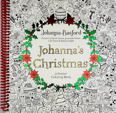 Johanna's Christmas: A Festive Coloring Book for Adults by J