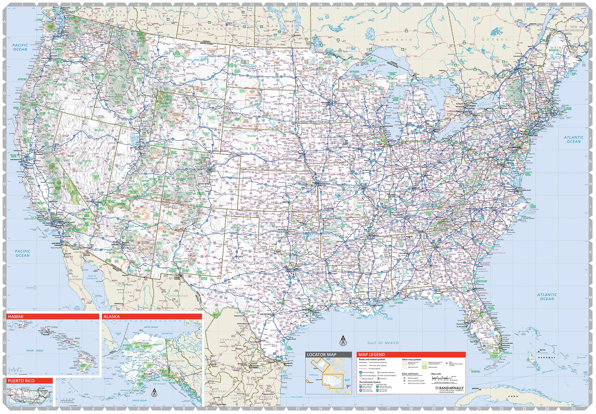Rand McNally Folded Map: United States Map