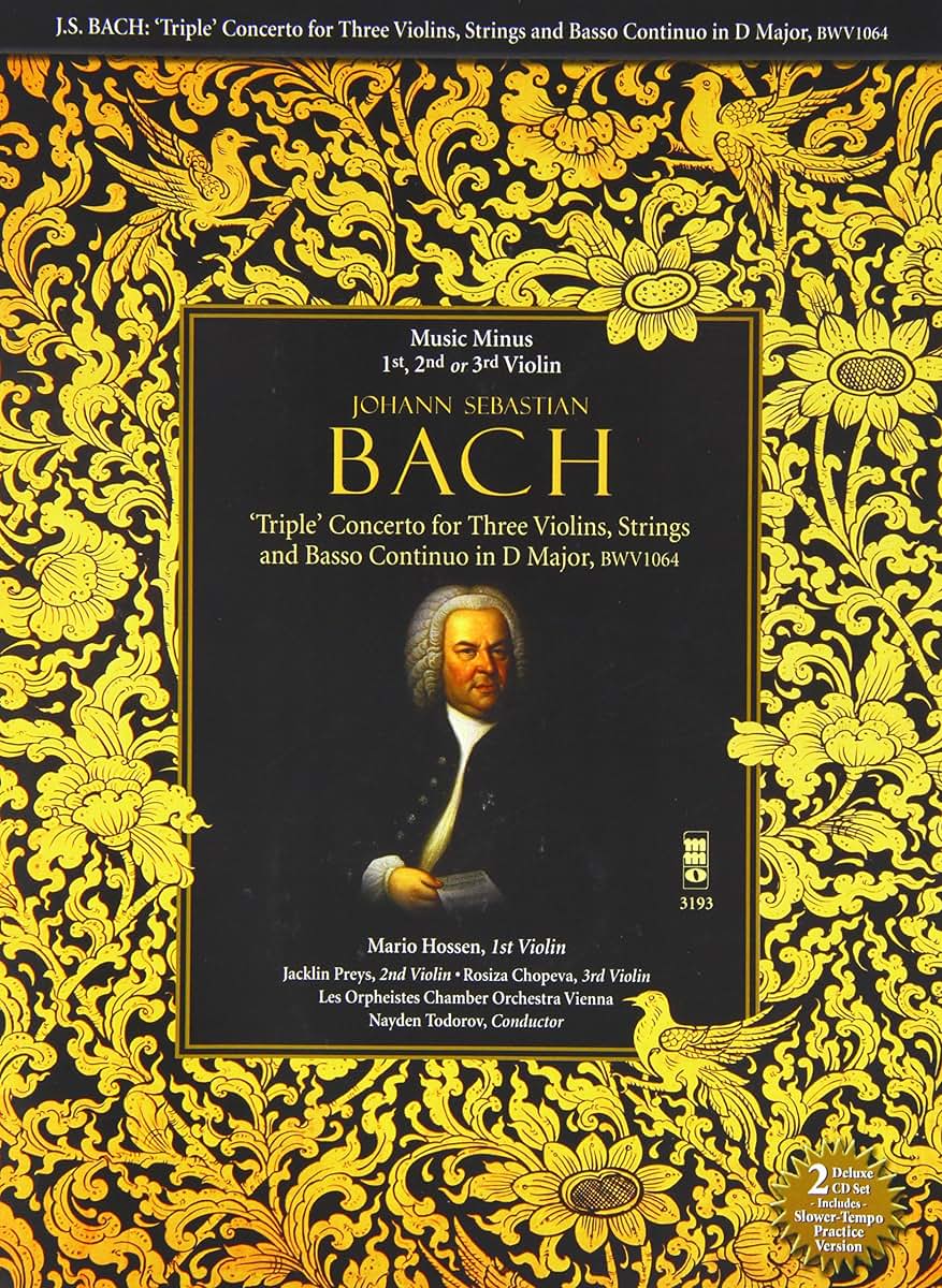 Johann Sebastian Bach: Triple Concerto for Three Violins in C Major, BWV 1064