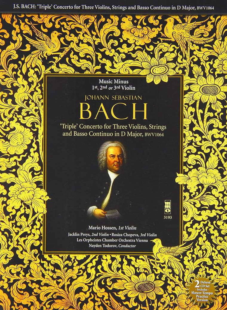 Johann Sebastian Bach: Triple Concerto for Three Violins in C Major, BWV 1064