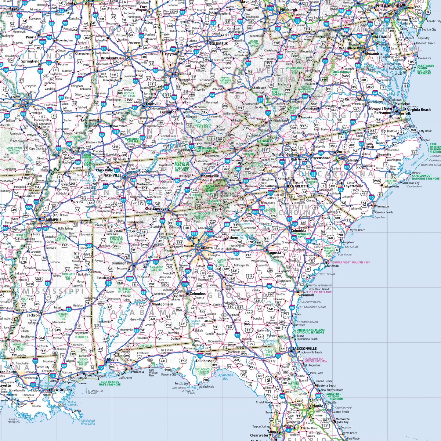 Rand McNally Folded Map: United States Map