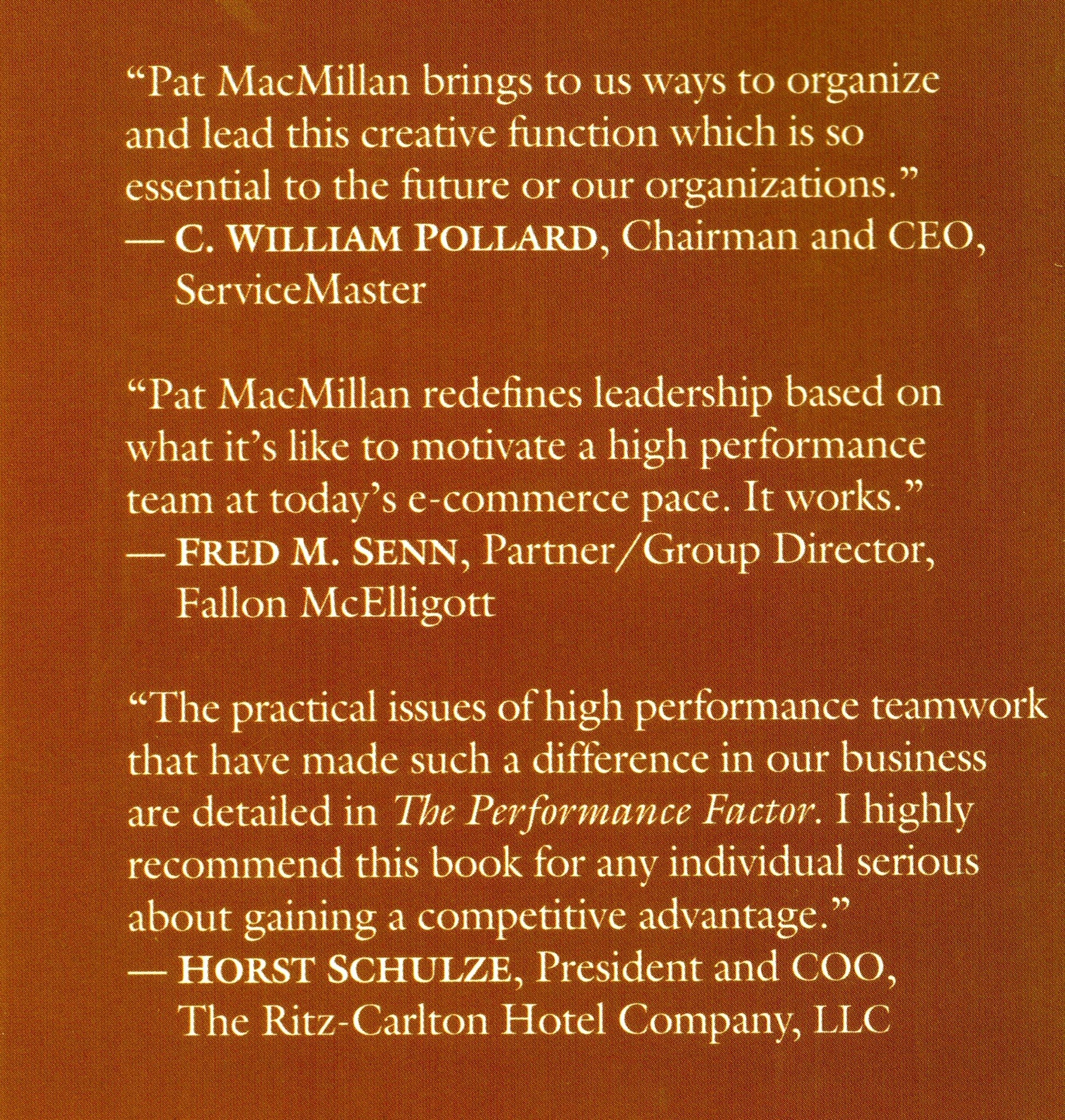 The Performance Factor: Unlocking the Secrets of Teamwork