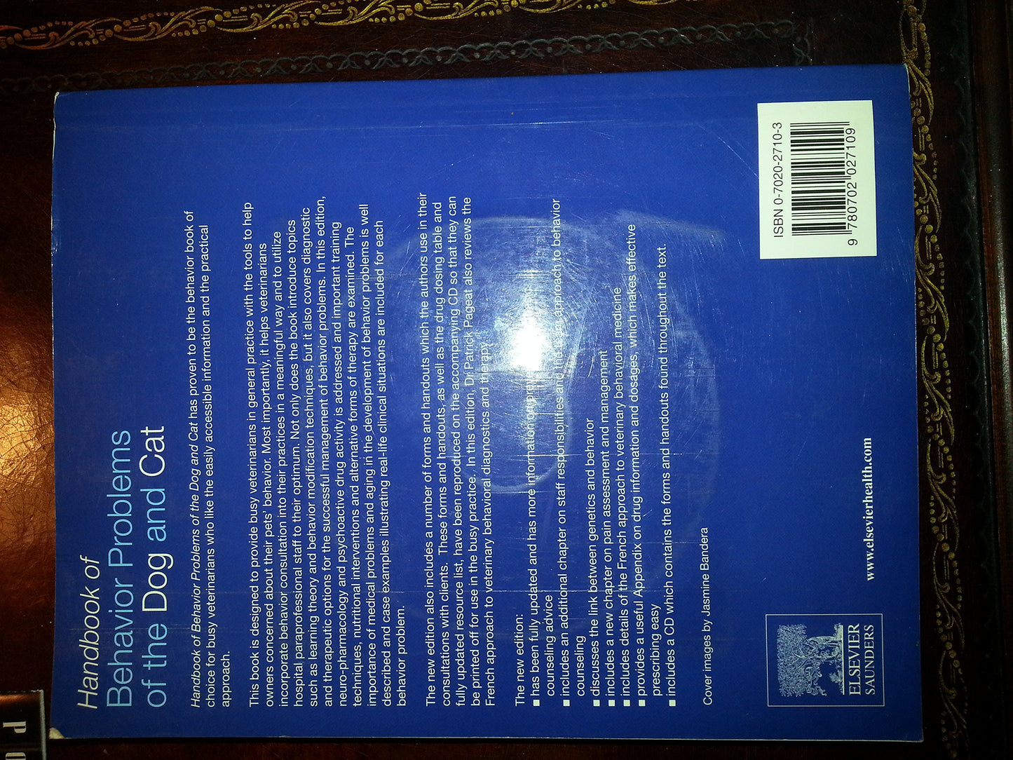 Handbook of Behavior Problems of the Dog and Cat