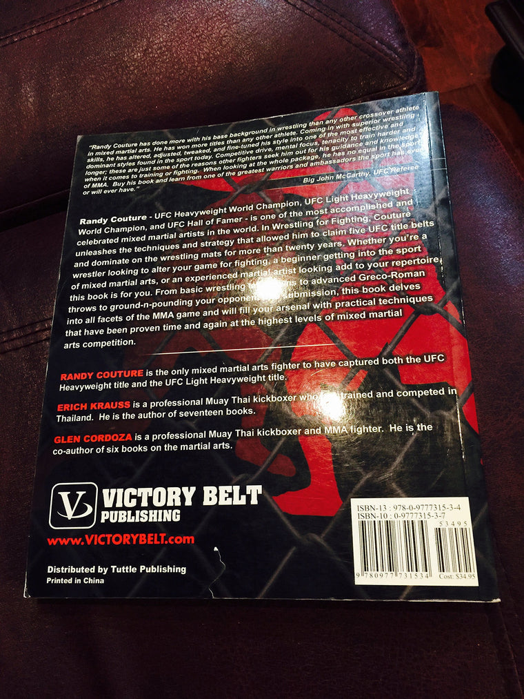 Wrestling for Fighting: The Natural Way — back cover