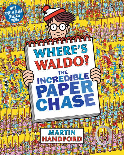 Where's Waldo? The Incredible Paper Chase: (A Hidden Object Activity Book Including a Maze, Spot-the-Difference Challenge, and Search & Find Puzzles - a Perfect Gift & Travel Companion for All Ages)