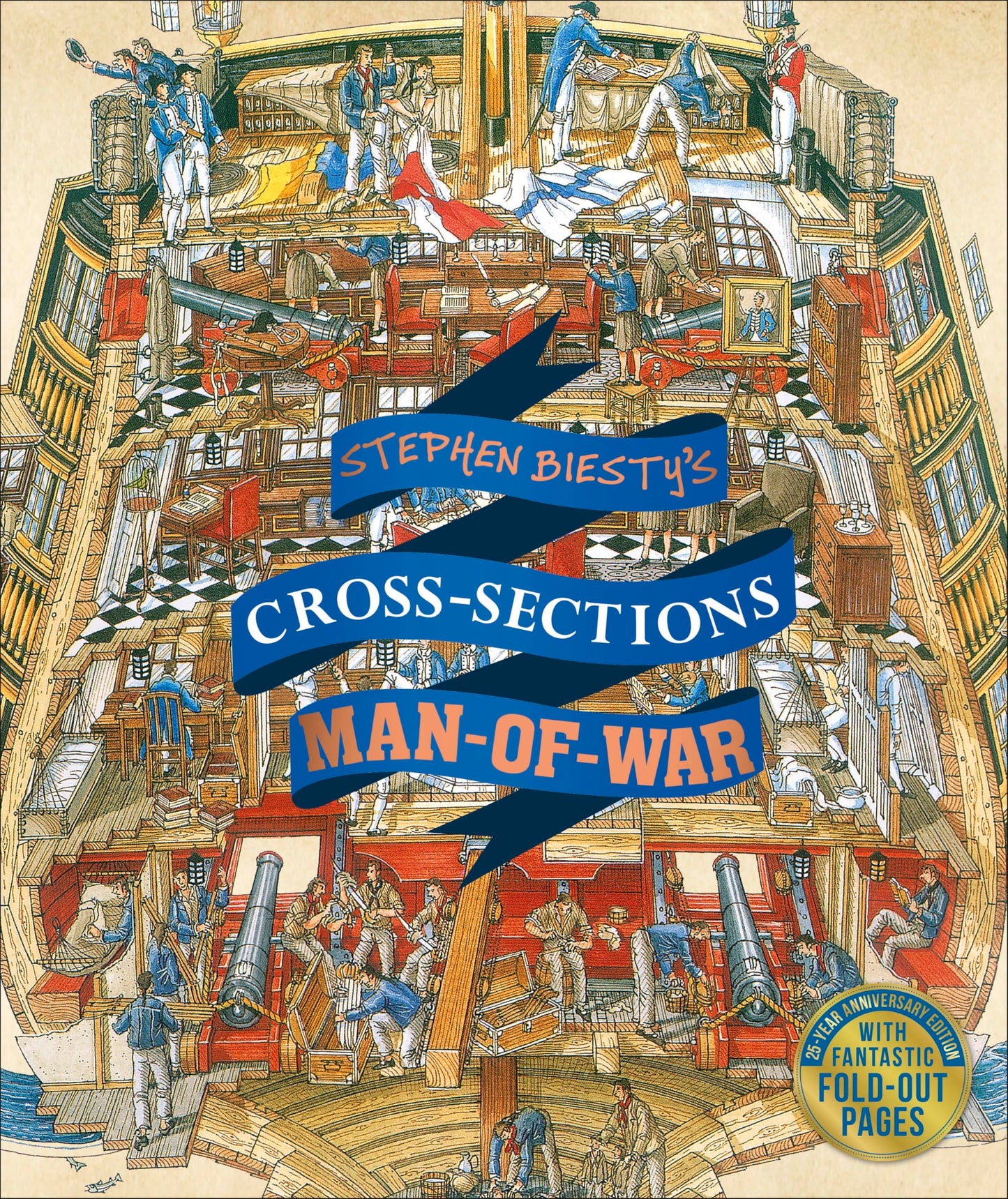 Stephen Biesty's Cross-Sections Man-of-War (DK Stephen Biest