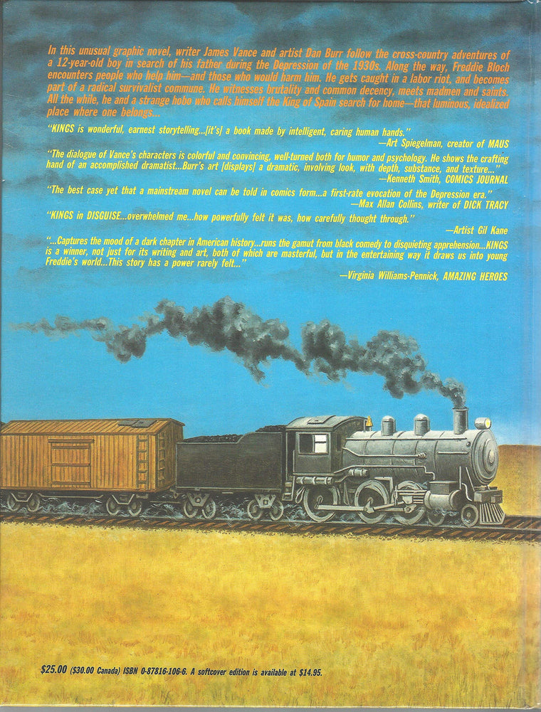 Kings in Disguise/Signed and Numbered — back cover