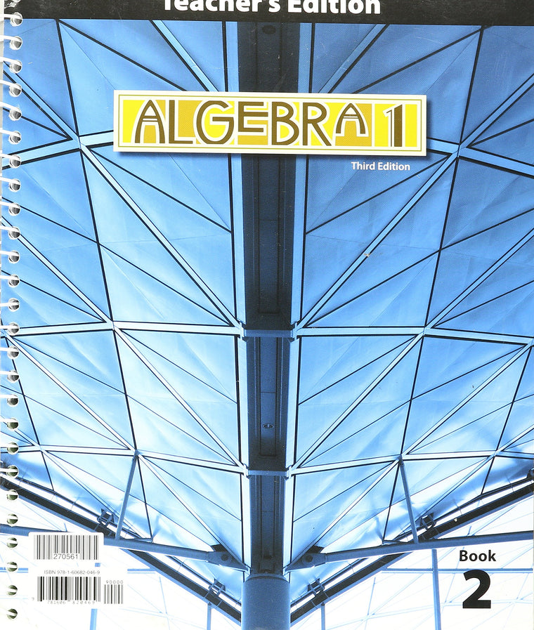 Algebra 1 Teacher Ed Grd 9