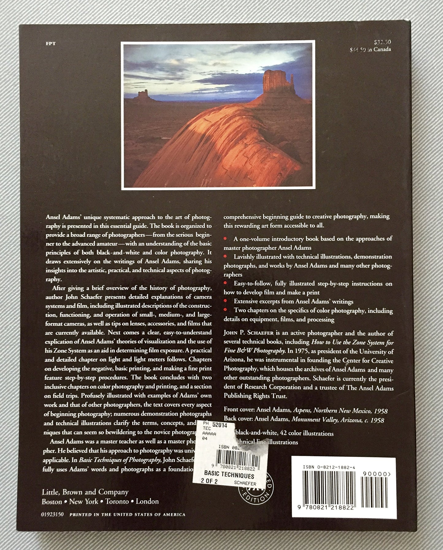 An Ansel Adams Guide: Basic Techniques of Photography