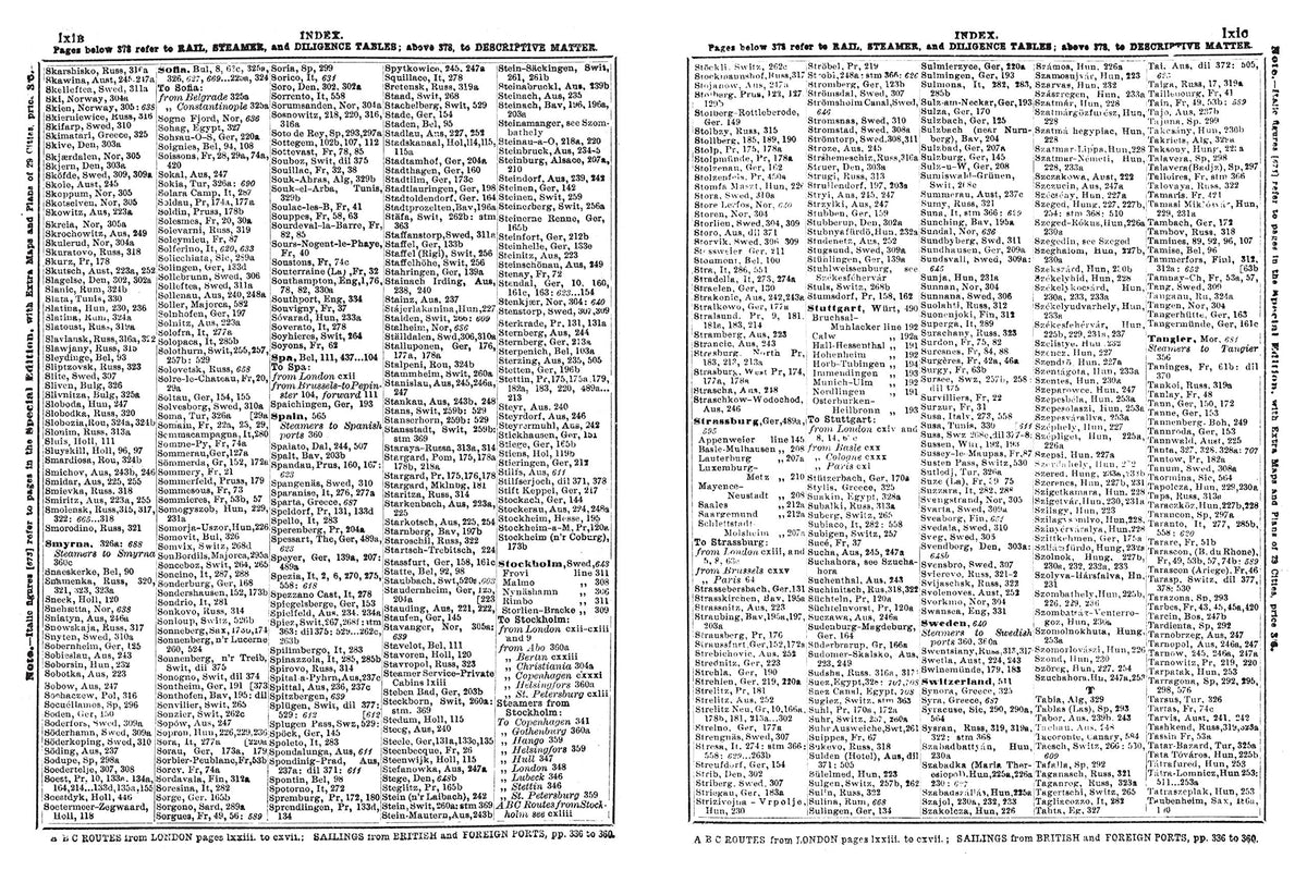 Bradshaws Continental Railway Guide (full edition) (Old House)