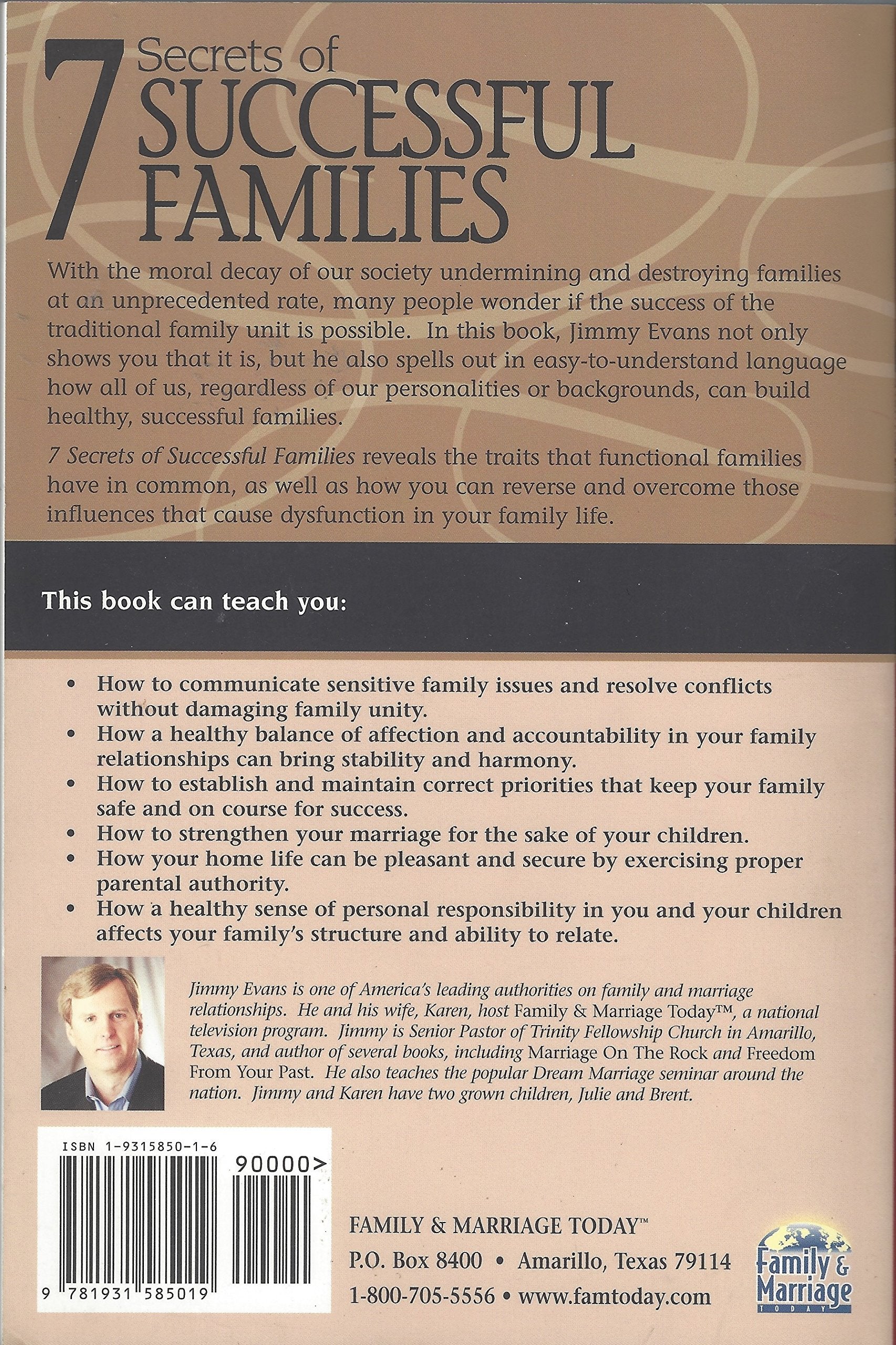 7 Secrets of Successful Families: Understanding What Happy, Functional Families Have in Common