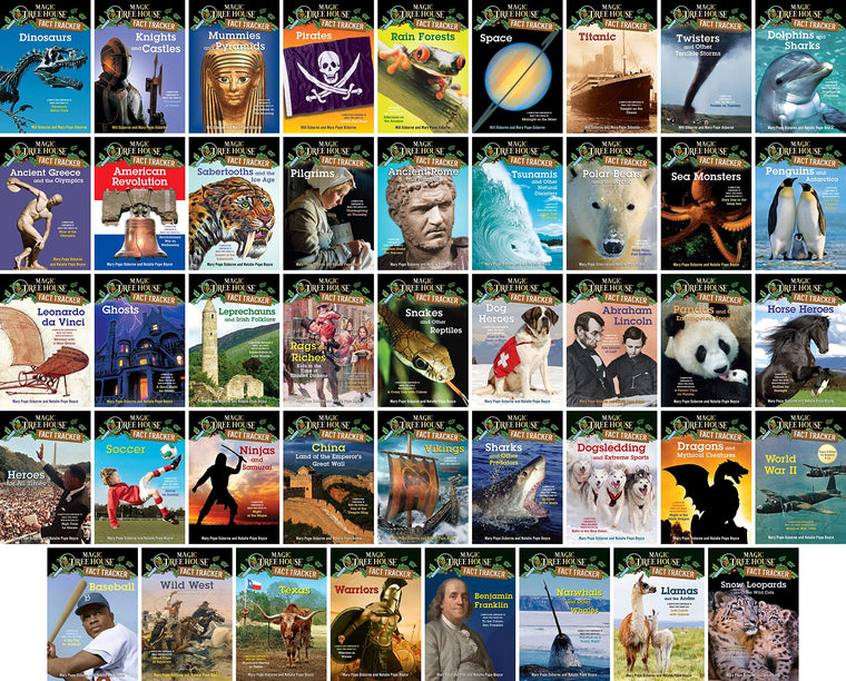 Magic Tree House Fact Trackers Series Complete 44 Book Collection Set