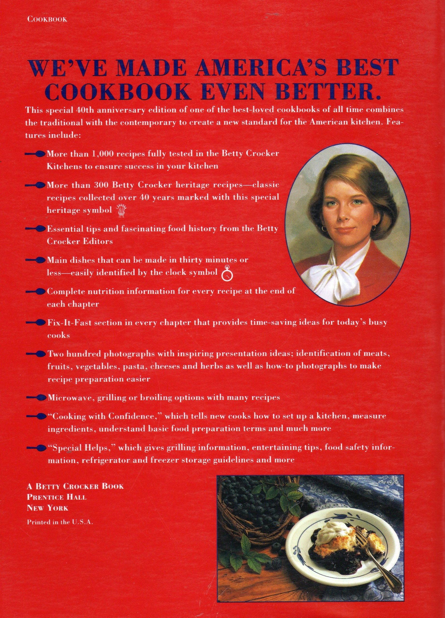 Betty Crocker's 40th Anniversary Edition Cook Book