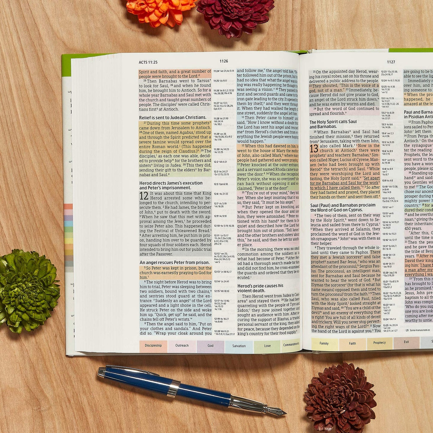 NIV Rainbow Study Bible, Jacketed Hardcover by Holman Bible