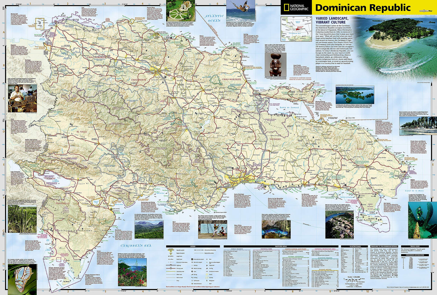 Dominican Republic Map (National Geographic Adventure Map, 3102)