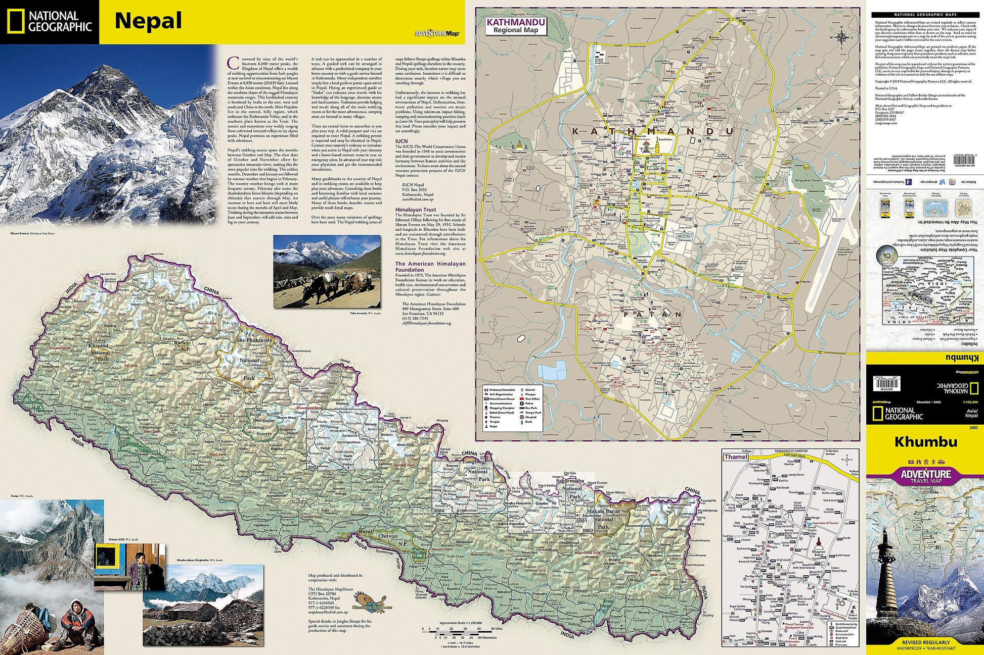 Khumbu Map [Nepal] (National Geographic Adventure Map, 3002)