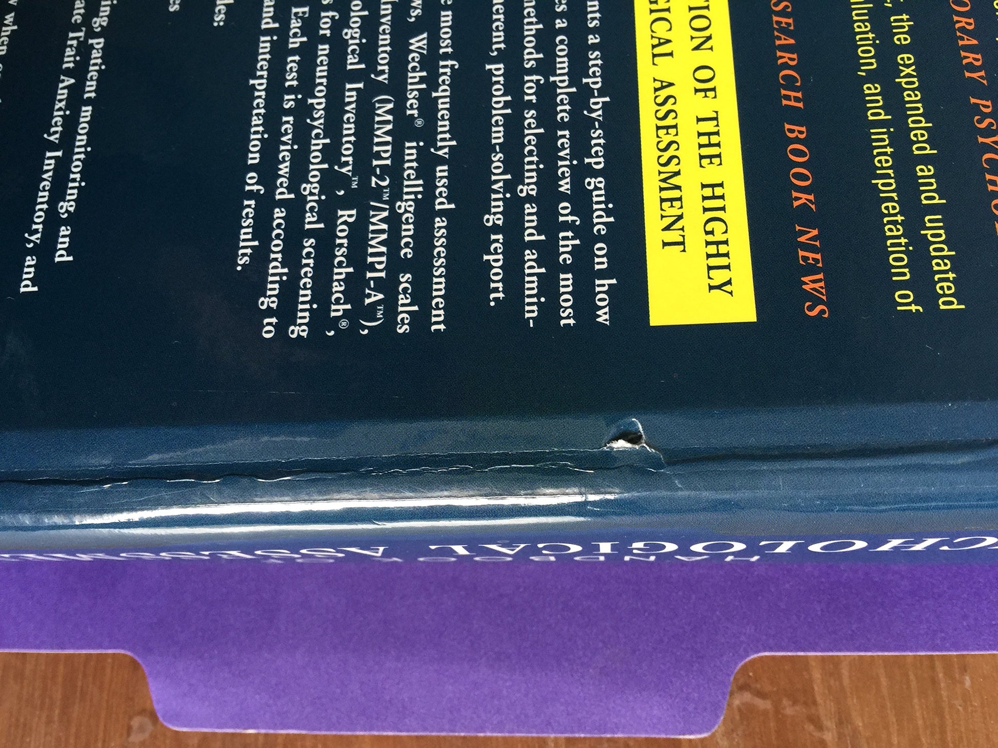 Handbook of Psychological Assessment