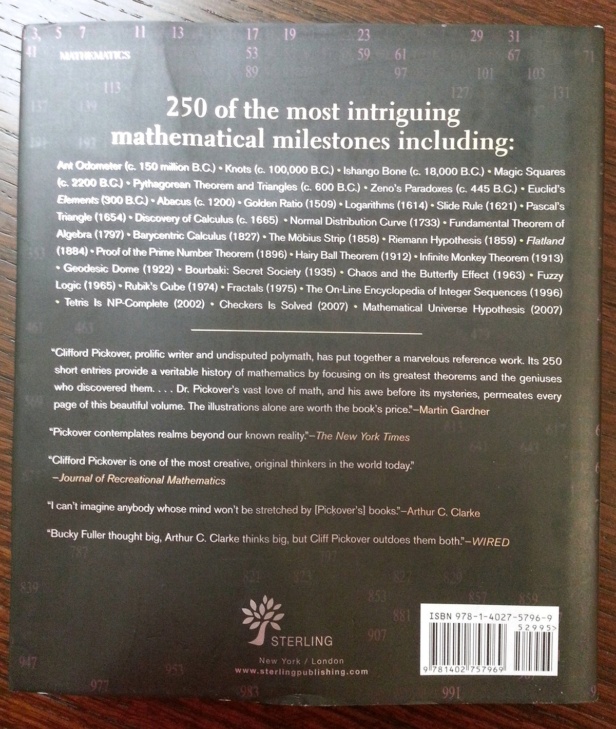 The Math Book: From Pythagoras to the 57th Dimension, 250 Milestones in the History of Mathematics (Union Square & Co. Milestones)