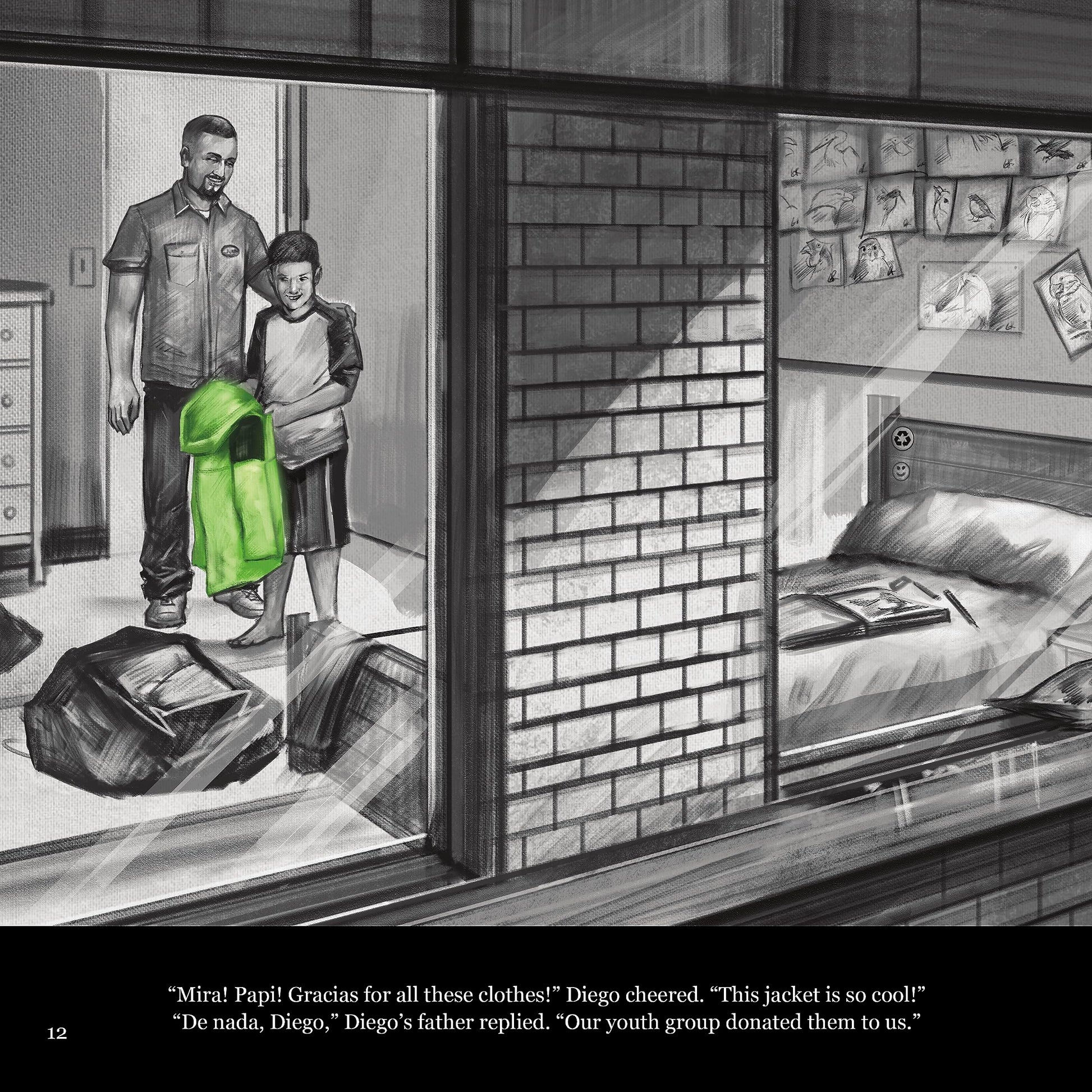 The Little Green Jacket- Award-Winning Story about a Simple Act of Giving Can Change Lives. Donations, Recycling, and Community