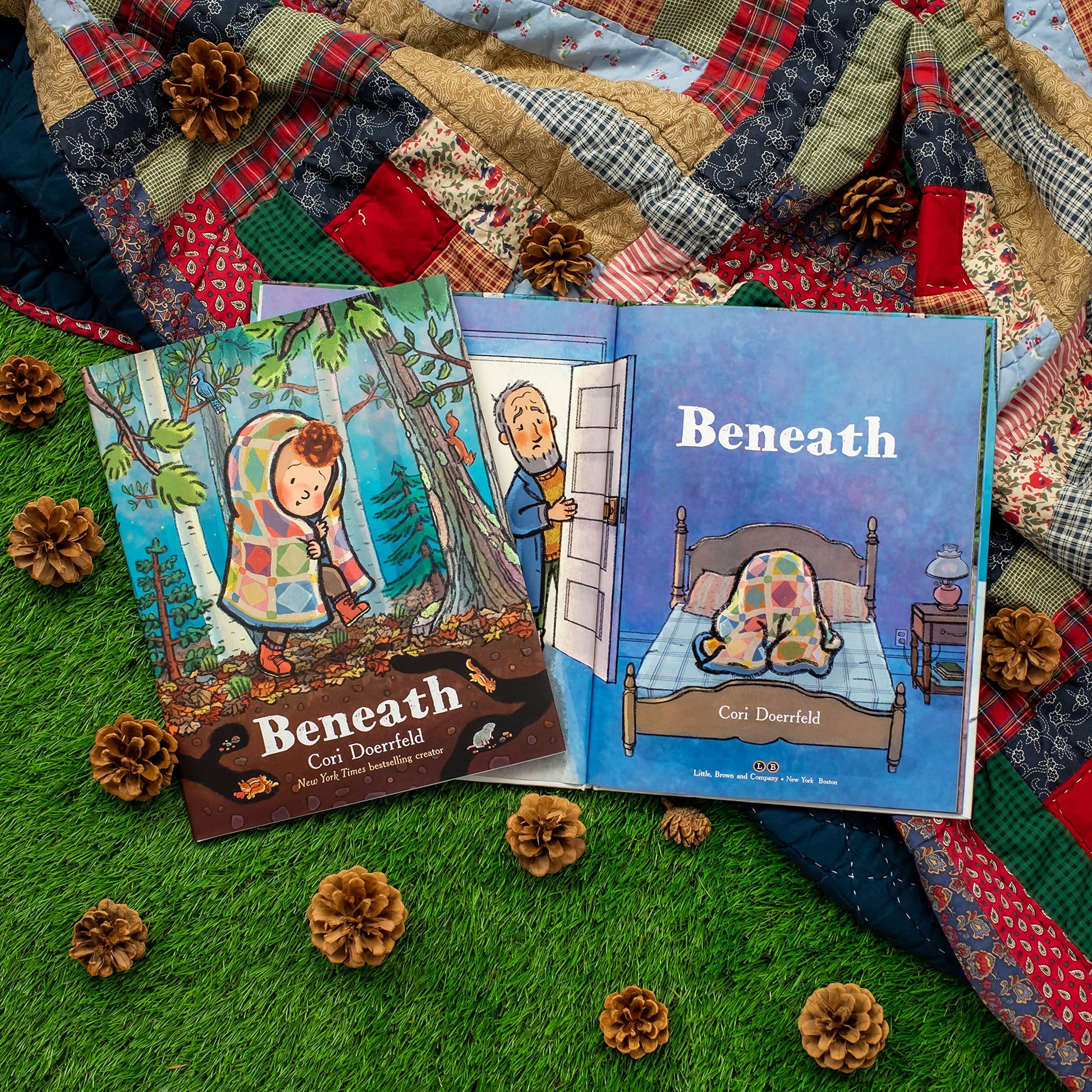Beneath
