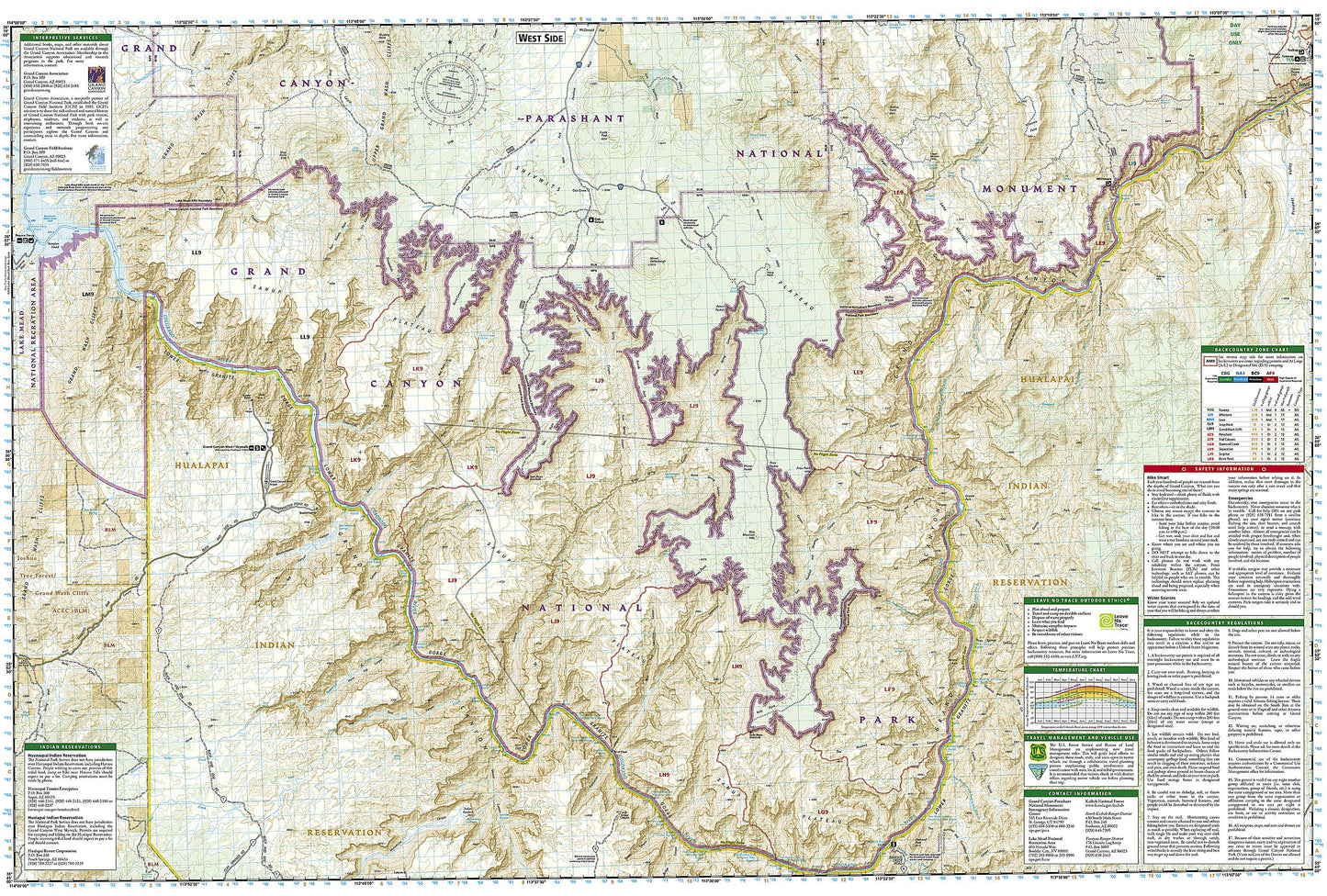 Grand Canyon West [Grand Canyon National Park] (National Geographic Trails Illustrated Map)