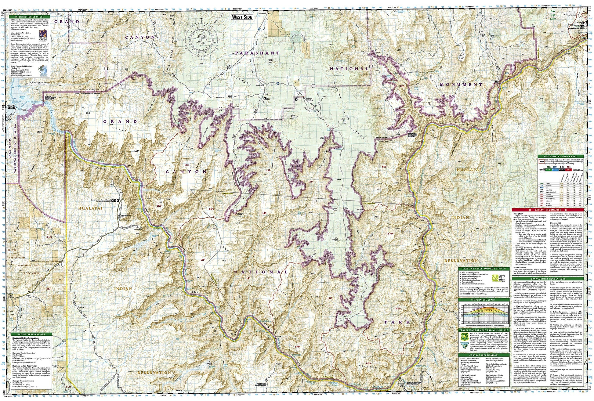 Grand Canyon West [Grand Canyon National Park] (National Geographic Trails Illustrated Map)
