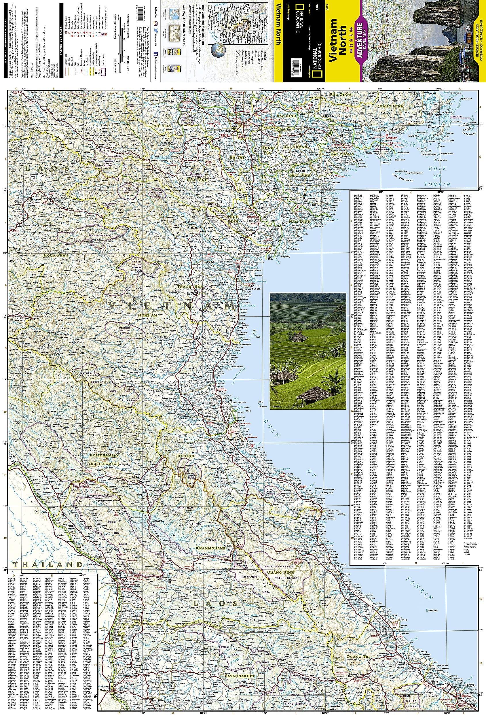 Vietnam North Map (National Geographic Adventure Map, 3015)