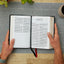 KJV Personal Size Large Print End-of-Verse Reference Bible, Pink Leathersoft, Red Letter, Comfort Print