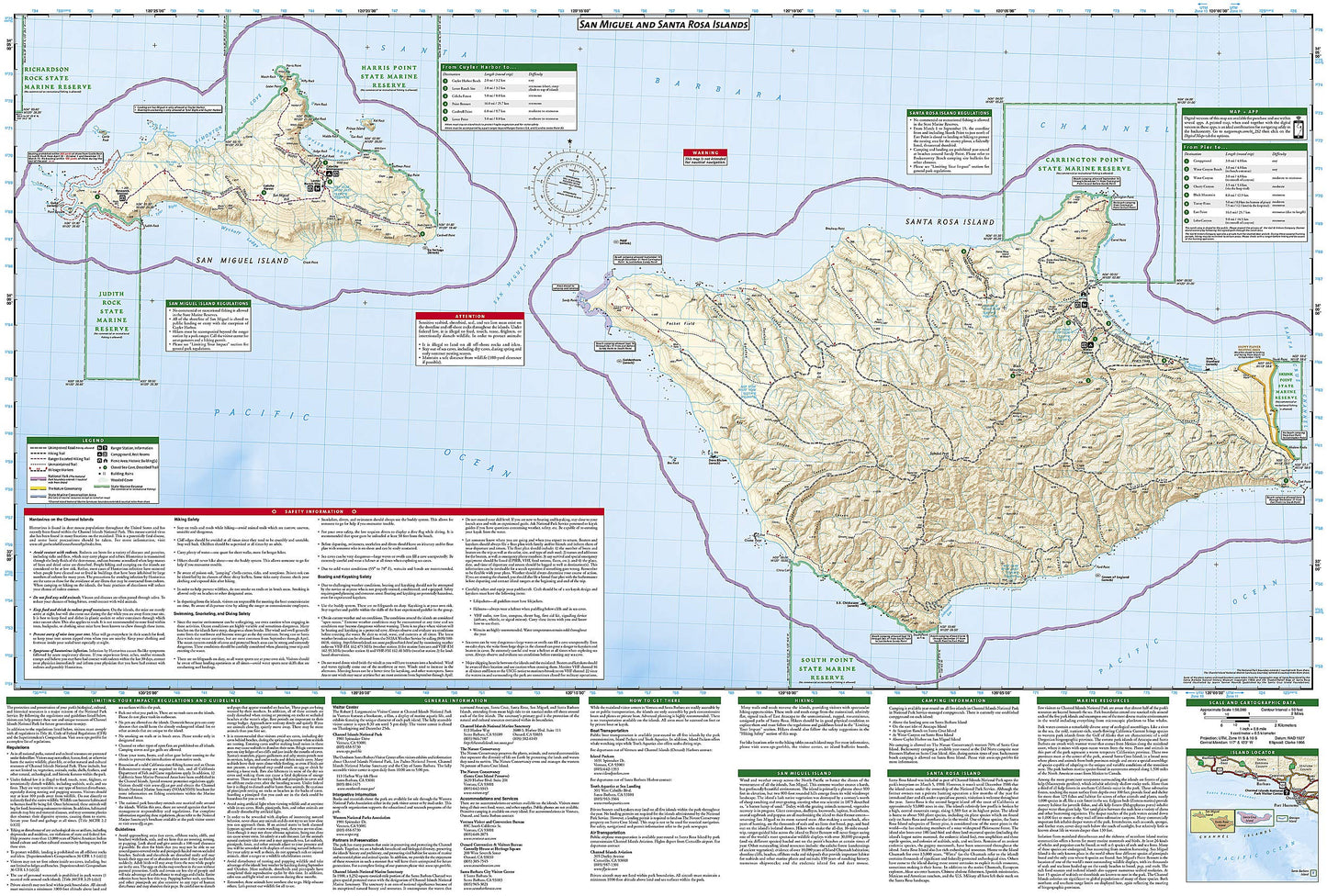 Channel Islands National Park Map (National Geographic Trails Illustrated Map, 252)