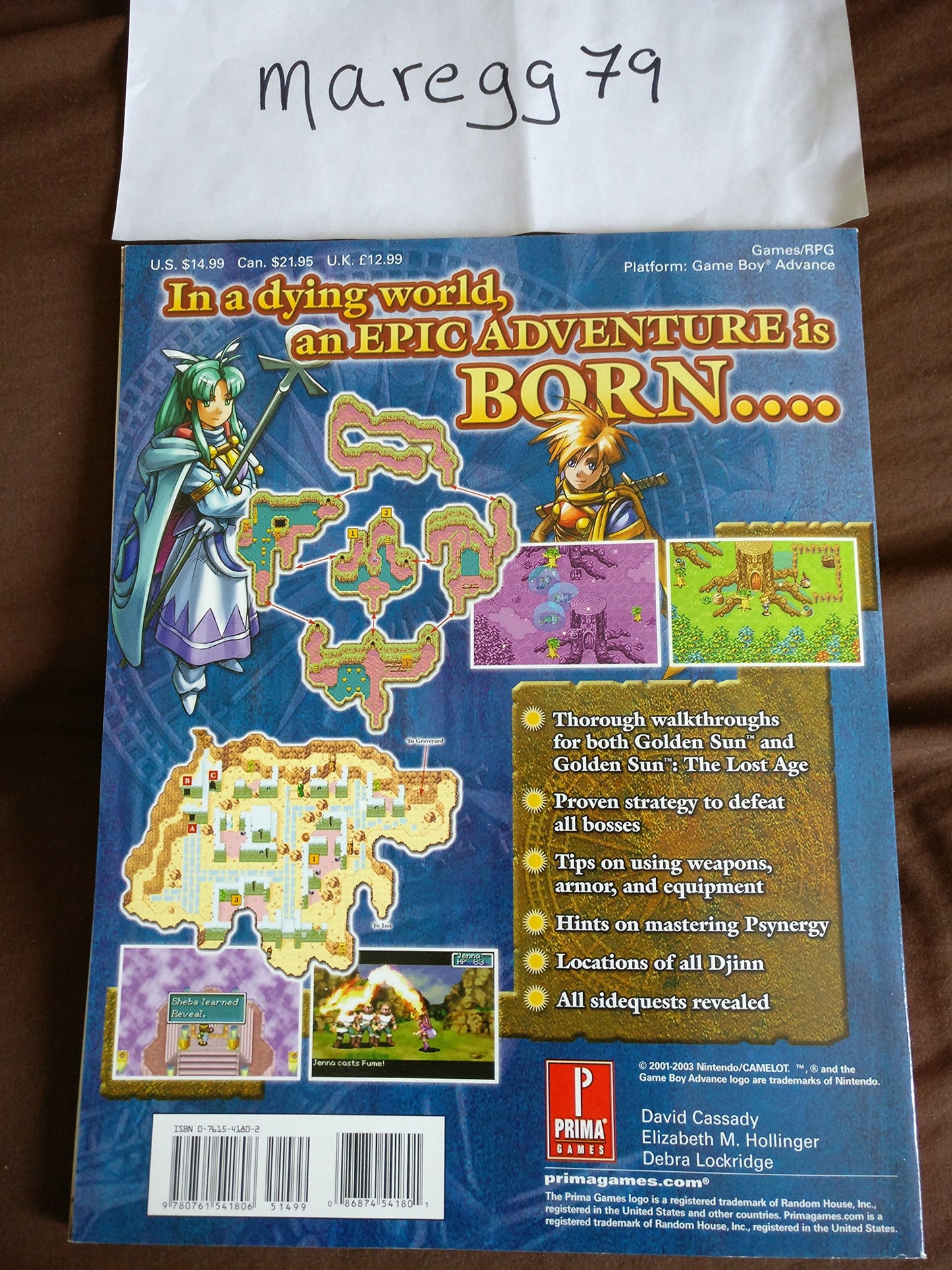 Golden Sun & Golden Sun 2: The Lost Age (Prima's Official St