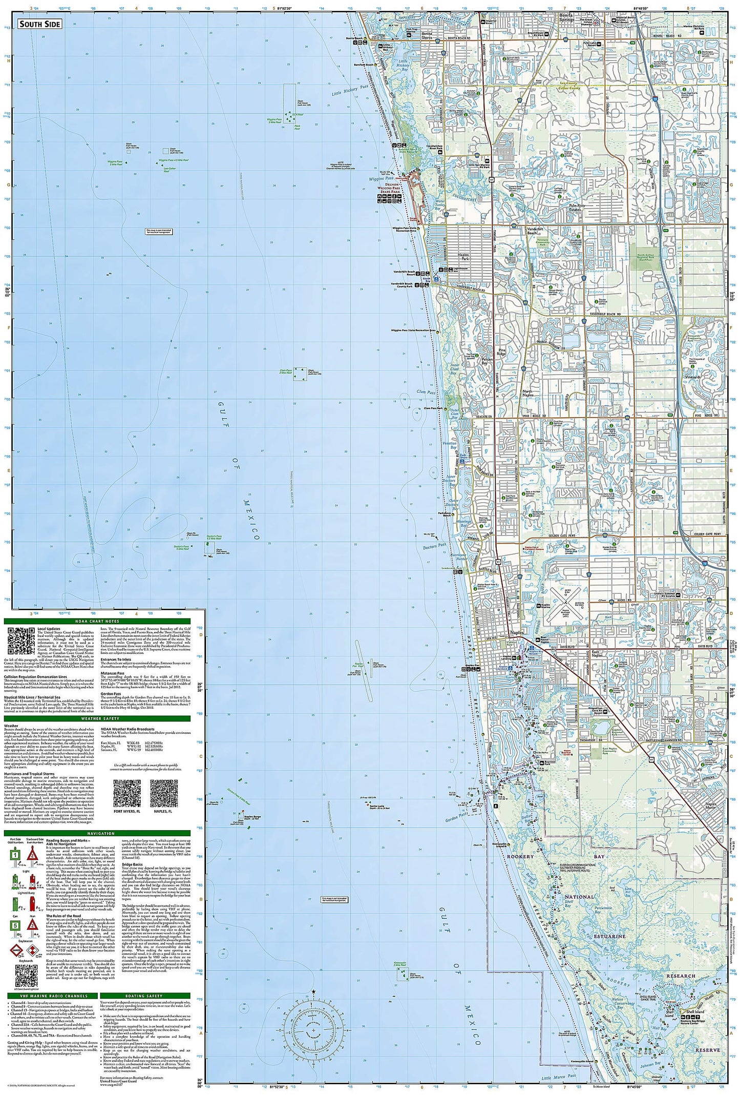 Fort Myers Beach, Naples Map (National Geographic Trails Illustrated Map, 407)