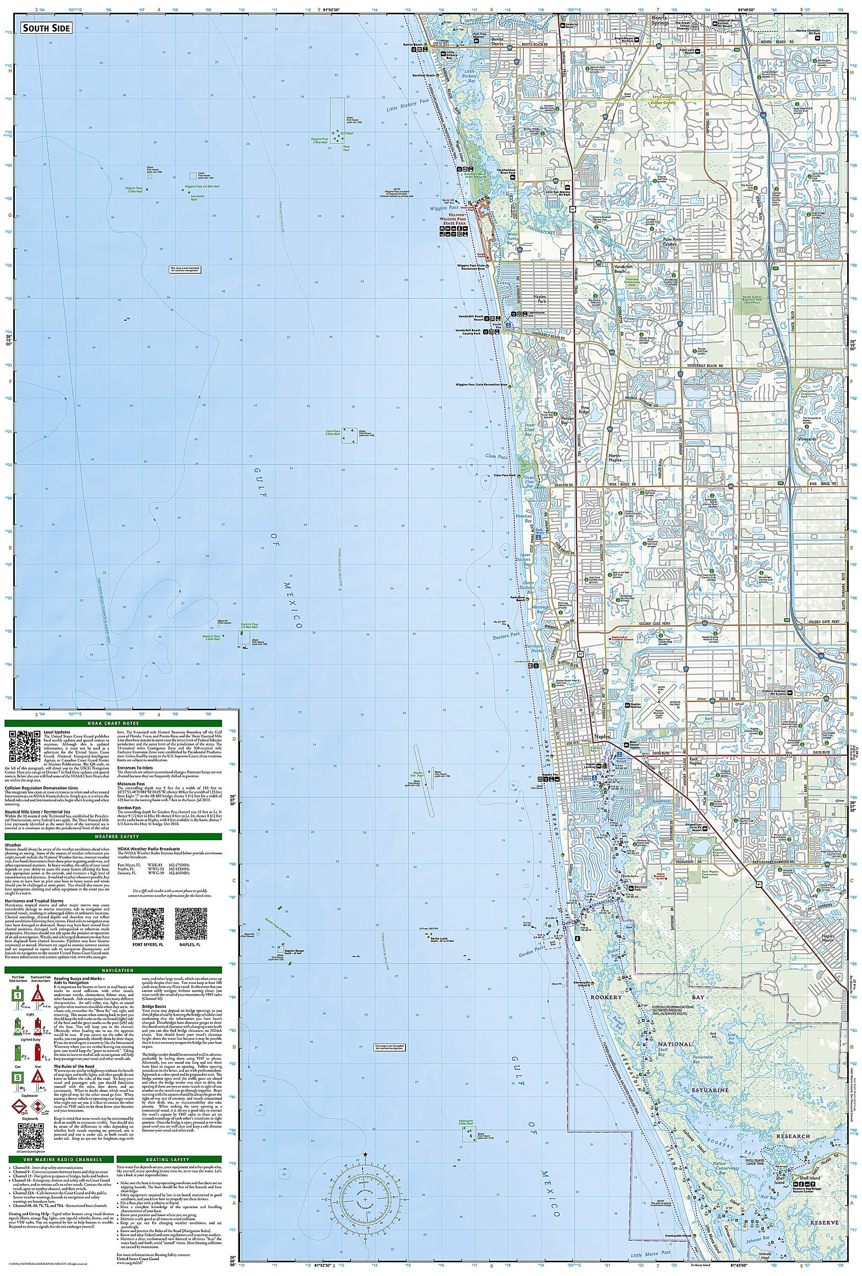 Fort Myers Beach, Naples Map (National Geographic Trails Illustrated Map, 407)