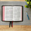 RSV Personal Size Bible with Cross References, Black Premium Goatskin Leather, Premier Collection, (Sovereign Collection)