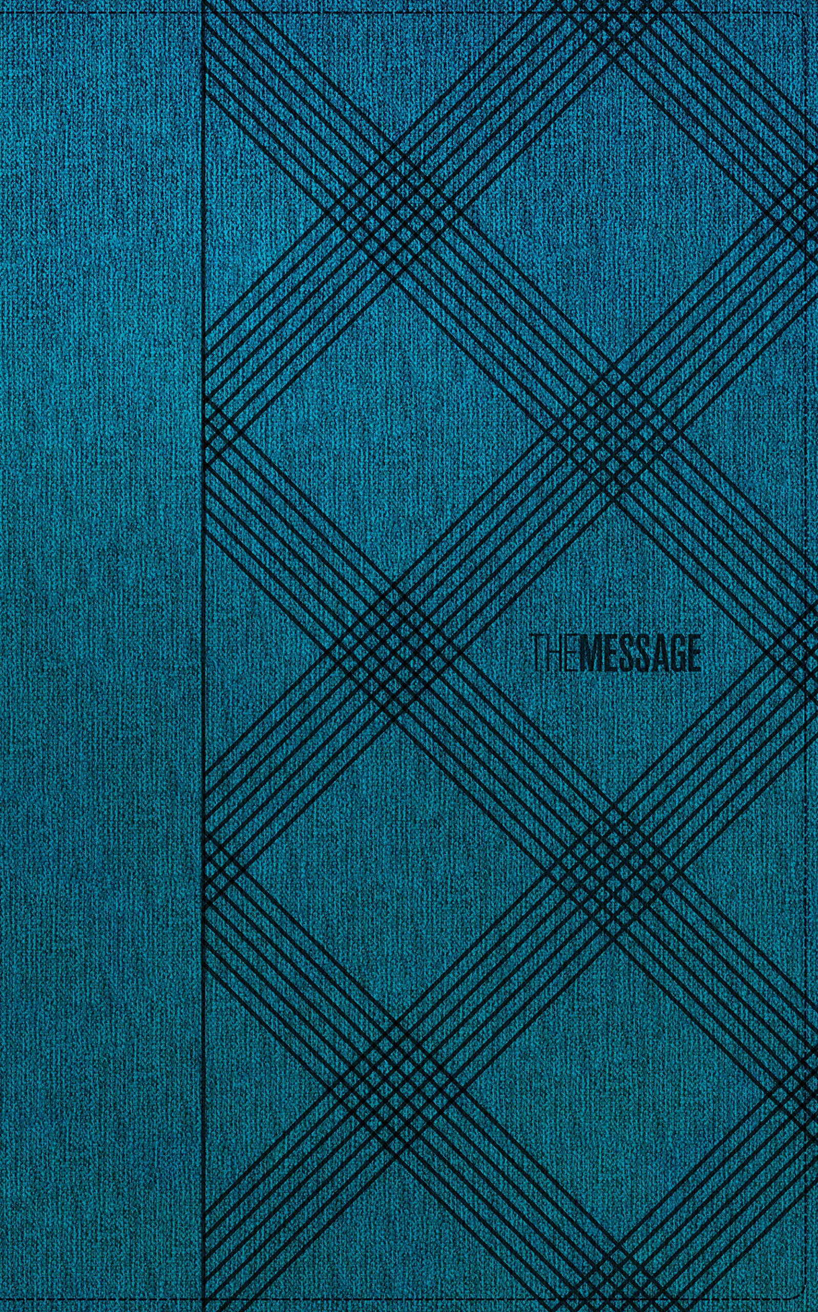 The Message Deluxe Gift Bible (Leather-Look, Crosshatch Denim): The Bible in Contemporary Language