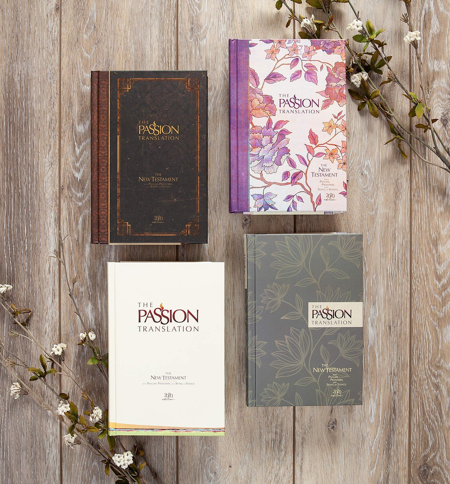 The Passion Translation New Testament (2020 Edition) HC Peony: With Psalms, Proverbs, and Song of Songs (Hardcover) - A Perfect Gift for Confirmation, Holidays, and More