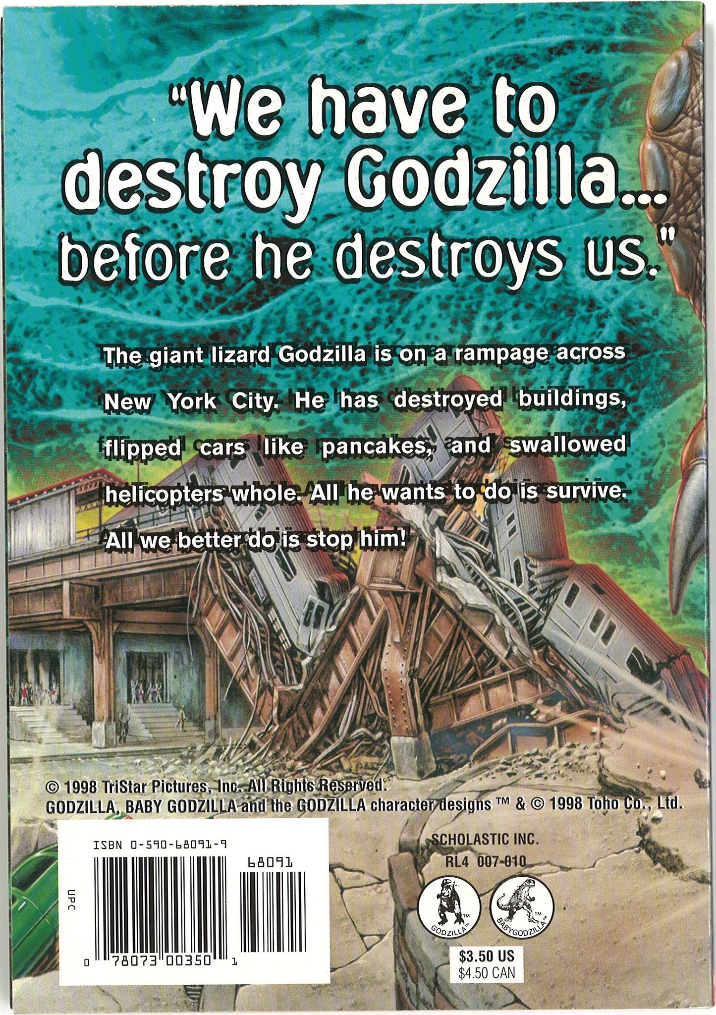 Godzilla: A Junior Novelization