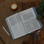 NKJV, Reference Bible, Classic Verse-by-Verse, Center-Column, Leathersoft, Gray, Red Letter, Comfort Print: Holy Bible, New King James Version