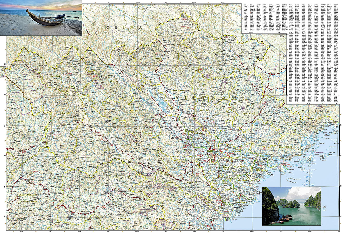 Vietnam North Map (National Geographic Adventure Map, 3015)
