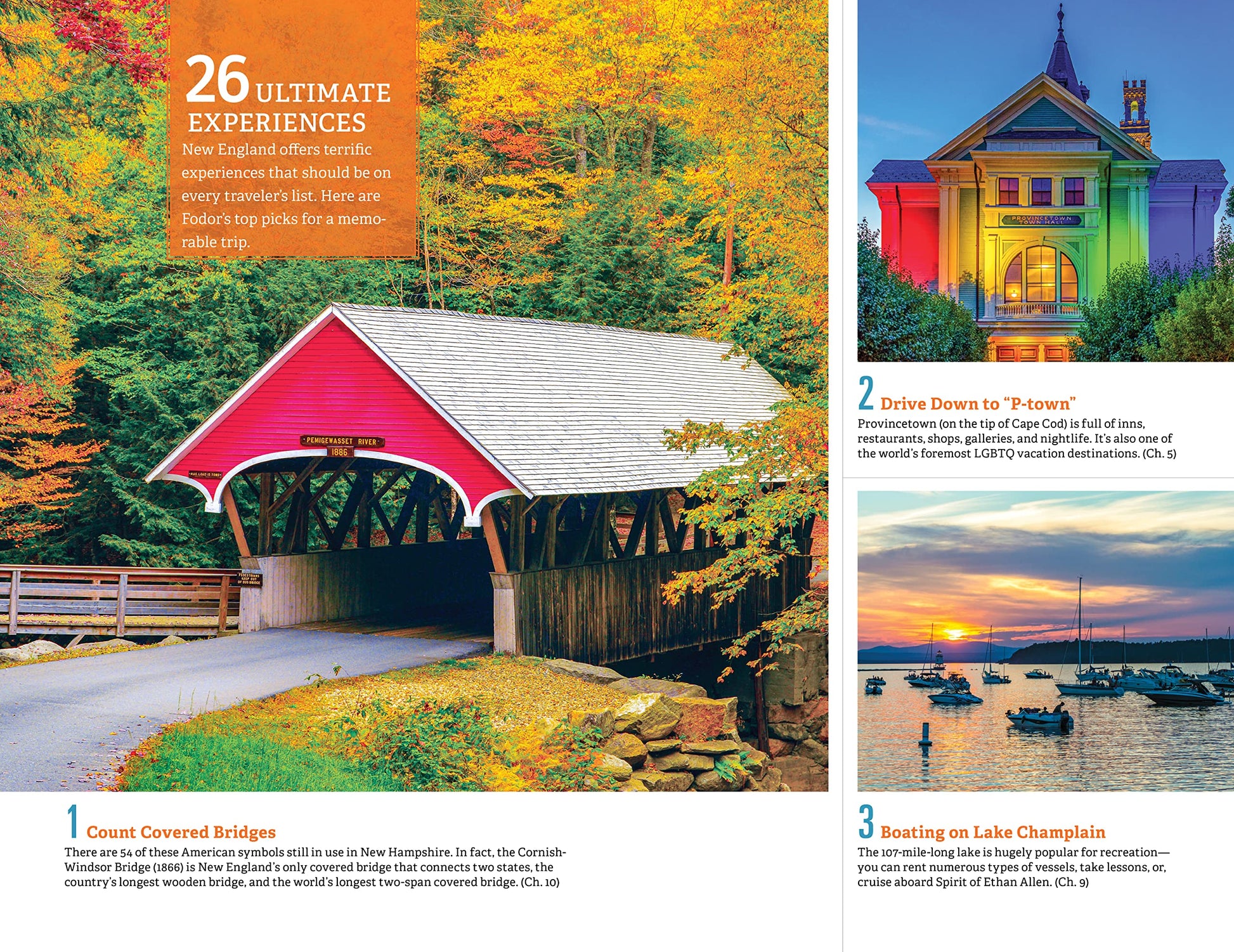 Fodor's New England: with the Best Fall Foliage Drives, Scenic Road Trips, and Acadia National Park (Full-color Travel Guide)