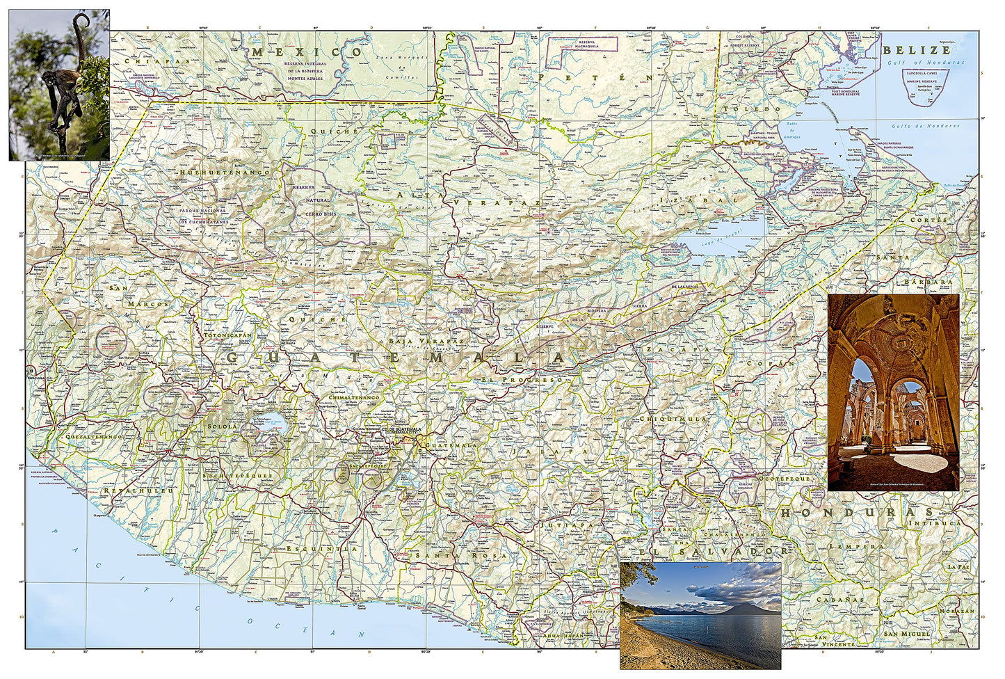 Guatemala Map (National Geographic Adventure Map, 3110)