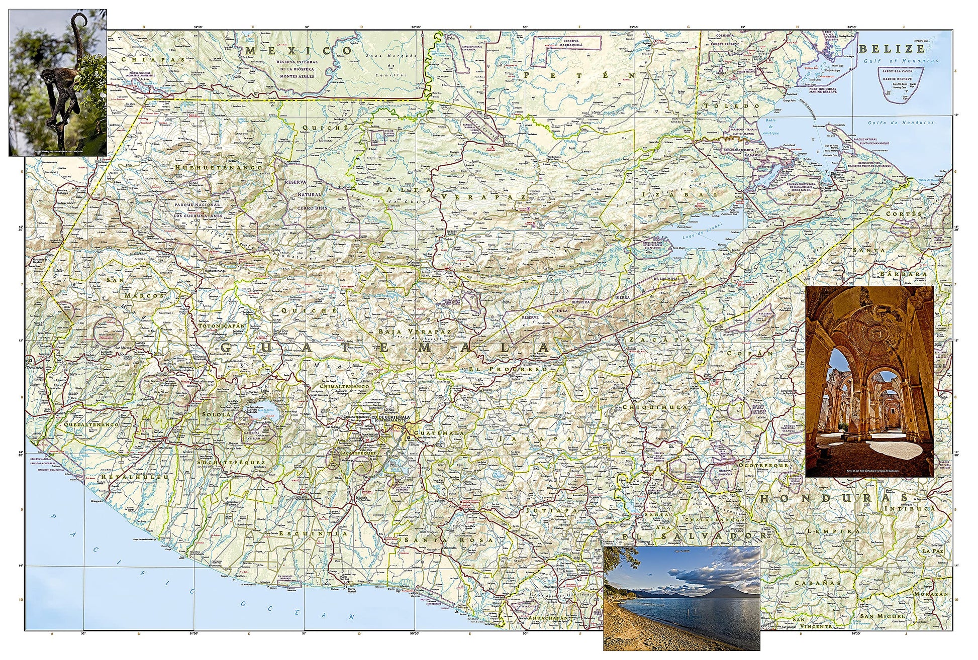 Guatemala Map (National Geographic Adventure Map, 3110)