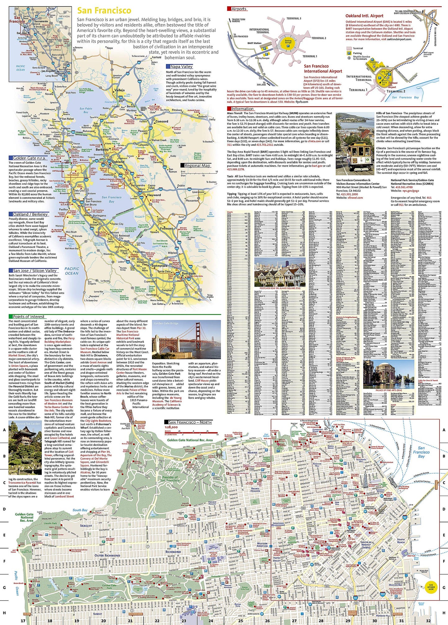 San Francisco Map (National Geographic Destination City Map)