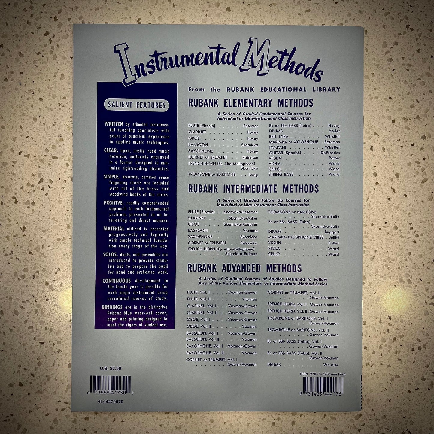 Rubank Elementary Method - French Horn in F or E-Flat and Mellophone (Rubank Educational Library)