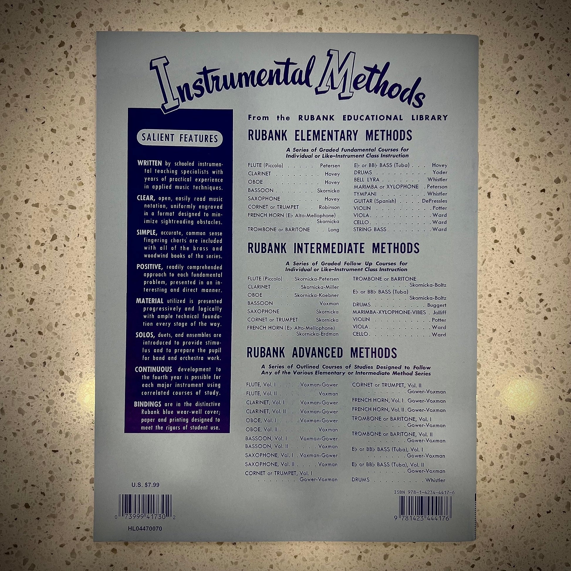 Rubank Elementary Method - French Horn in F or E-Flat and Mellophone (Rubank Educational Library)