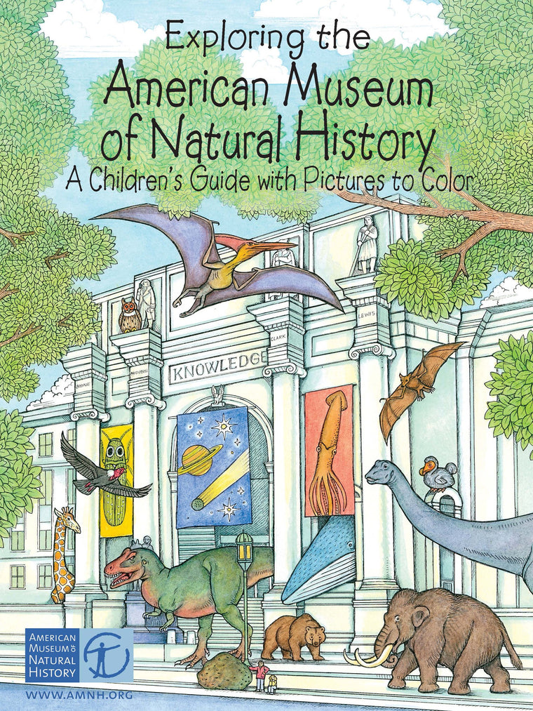 Exploring the American Museum of Natural History: A Children's Guide with Pictures to Color (Dover Nature Coloring Book)