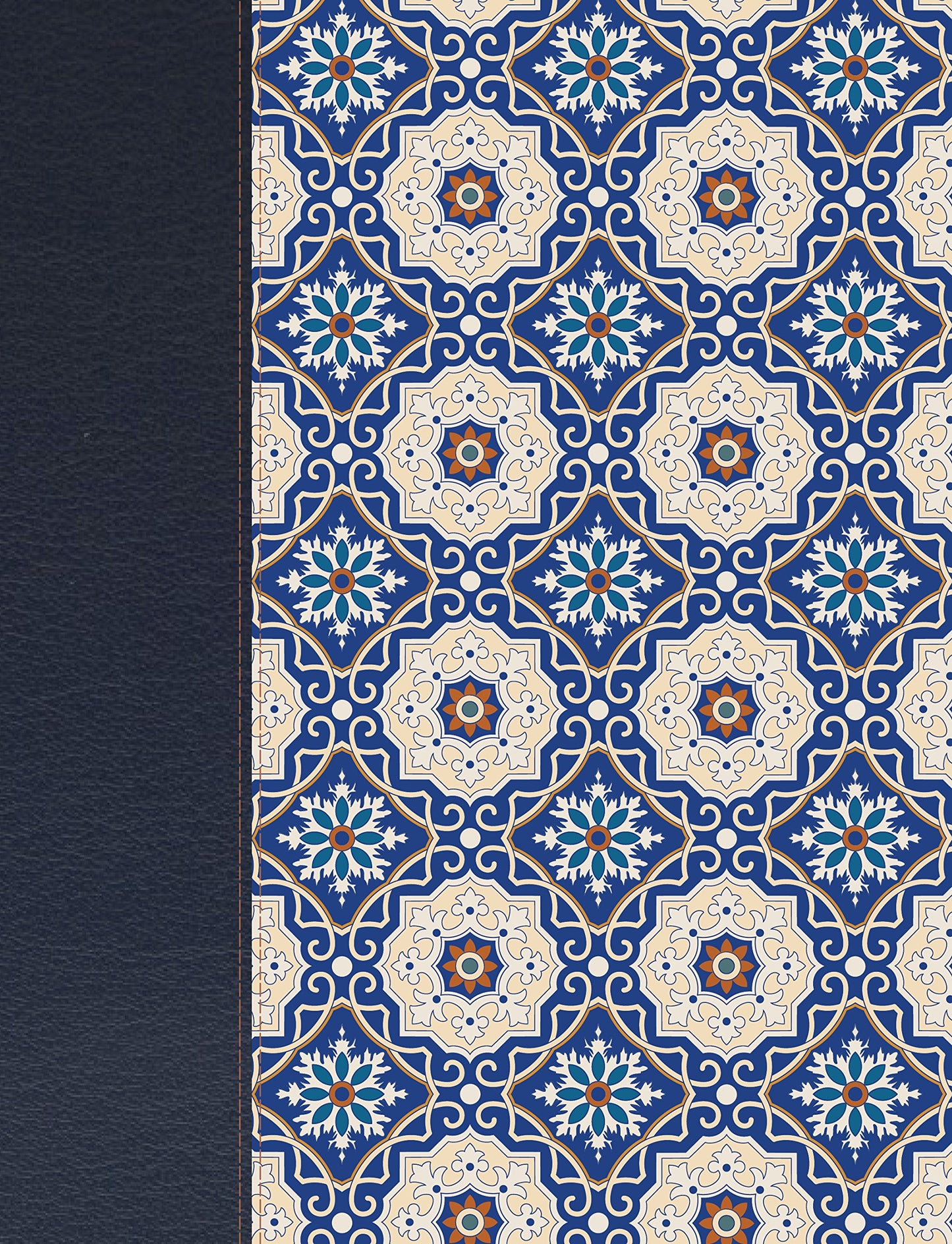 Biblia Reina Valera 1960 de apuntes. Letra grande, piel fabricada y mosaico crema y azul / NoteTaking Bible RVR 1960. Large print, Cloth over Board, Cream and Blue (Spanish Edition)