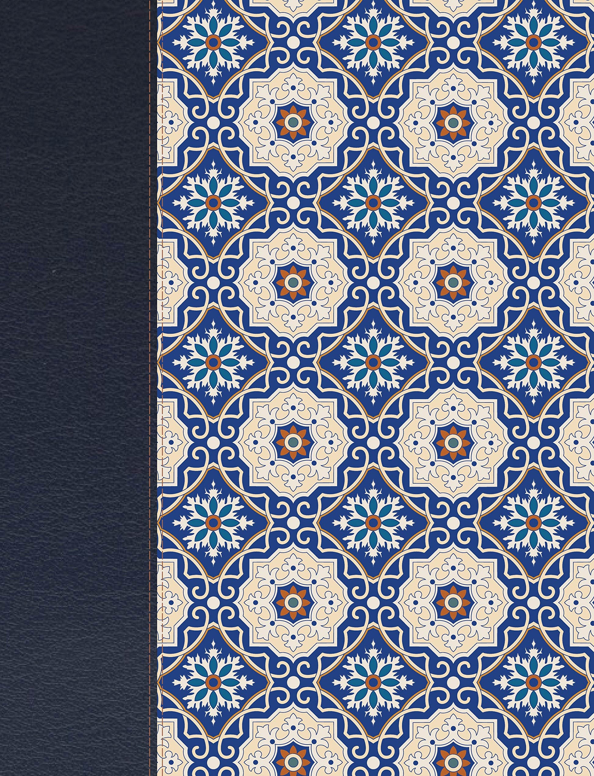 Biblia Reina Valera 1960 de apuntes. Letra grande, piel fabricada y mosaico crema y azul / NoteTaking Bible RVR 1960. Large print, Cloth over Board, Cream and Blue (Spanish Edition)