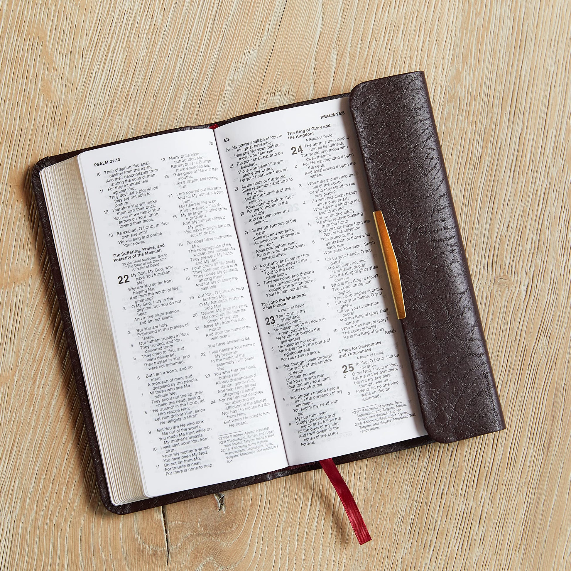 Nelson's Classic Companion NKJV Bible (Black Bonded Leather)