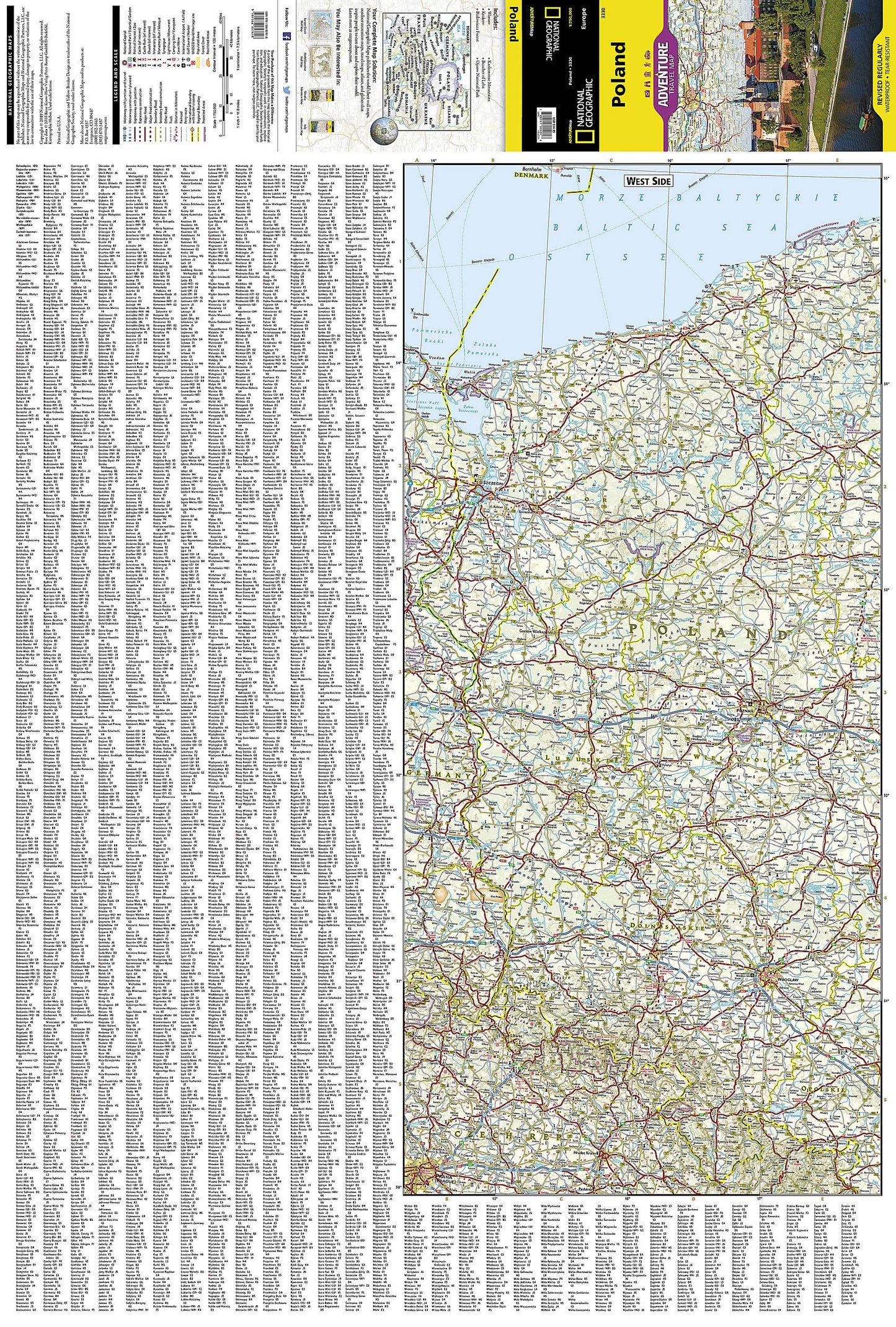 Poland Map (National Geographic Adventure Map, 3330)